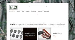 Desktop Screenshot of lion-holsters.com