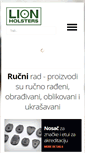 Mobile Screenshot of lion-holsters.com